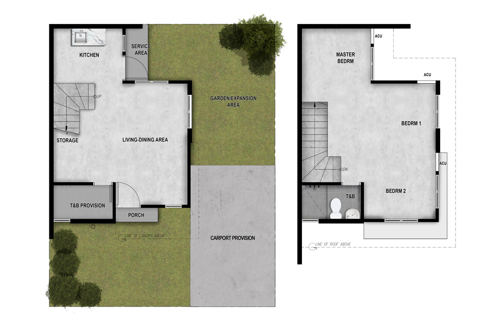 Single Home 60 Floor Plan